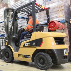 LPG COUNTERBALANCE CAT FORKLIFT TRUCKS